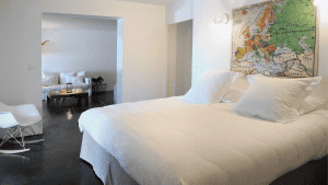Chambre de l'hôtel en Camargue Mas de la Fouque