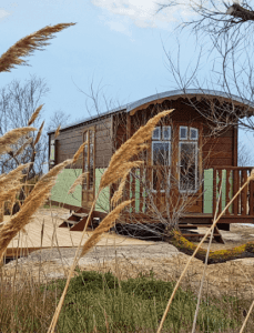 Roulotte familiale MARIES au Mas de la Fouque en Camargue