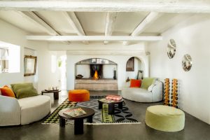 Illustration Lobby Hôtel Spa Camargue Mas de la Fouque