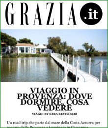 masdelafouque presse grazia h8 | Mas de la Fouque | Hotel & Spa en Camargue