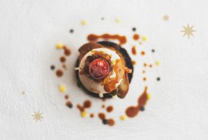 Dessert gastronomique Restaurant Marius Hotel Mas de la Fouque en Camargue