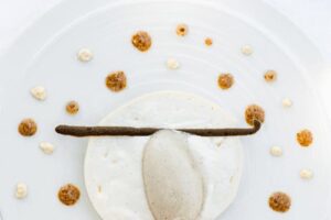 photo d'un dessert à la Table de Marius